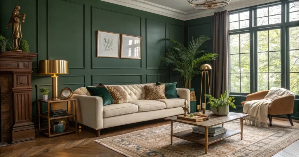 color green living room