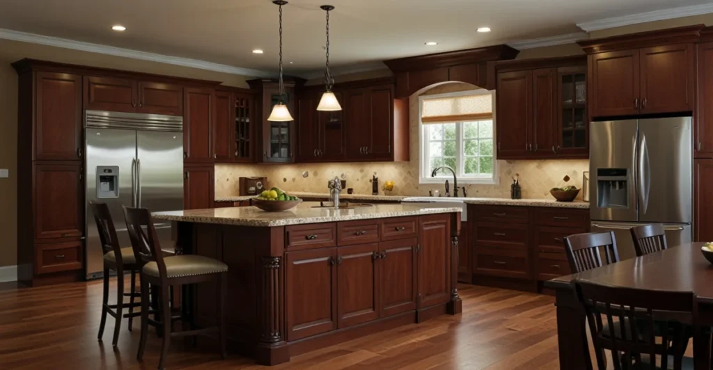 cherry kitchen cabinets