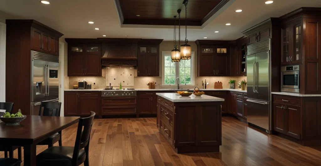 cherry wood cabinets