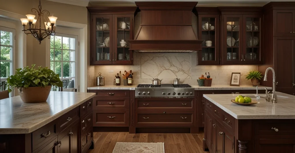 cherry kitchen cabinets