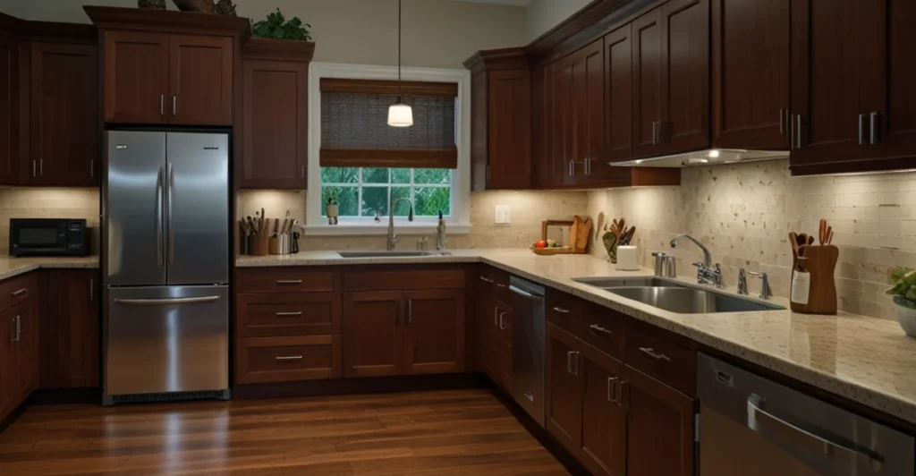 cherry kitchen cabinets