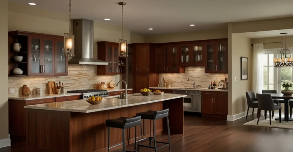 cherry wood Kitchen cabinets