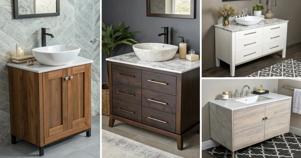 Cheap modern bathroom vanities